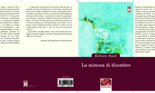 In uscita presso Rediviva: La mimosa di dicembre, Keltoum Staali