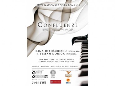 Venezia. Il soprano Irina Iordăchescu e il pianista Ștefan Doniga in concerto