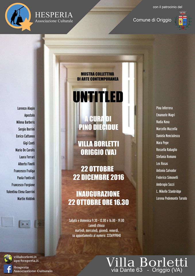 Villa Borletti di Origgio. L’artista Daniela Nenciulescu espone alla mostra collettiva “UNTITLED”