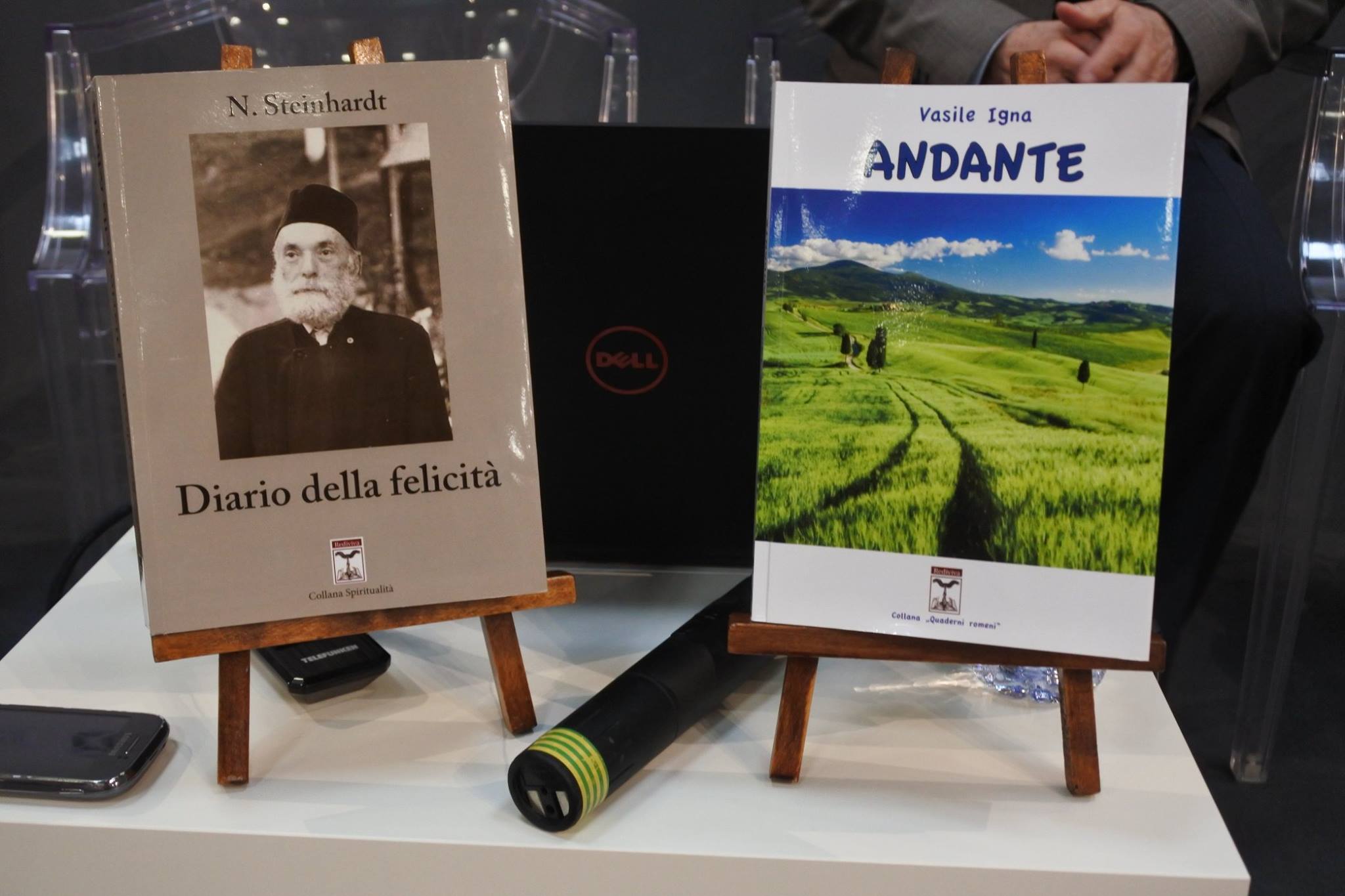 Rediviva din Milano prezentă la Salonul International de carte de la Torino cu volumele in italiană: “Jurnalul fericiri”de N. Steinhardt și “Andante”de Vasile Igna