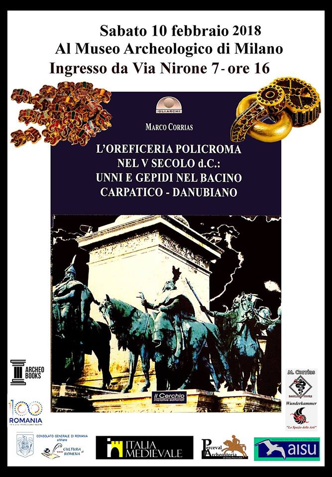 Presentazione del libro di Marco Corrias  “L’oreficeria policroma nel V sec. d.C.: Unni e Gepidi nel bacino carpatico”