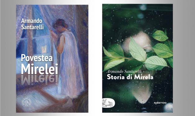 Volumul  “Storia di Mirela” de Armando Santarelli editat  în limba română la prestigioasa editură Școala Ardeleană din Cluj, 286 p.
