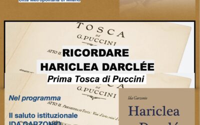Ricordare il soprano Hariclea Darclée, prima Tosca di Puccini – Festival delle Culture