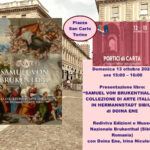 Portici de Carta Torino:  Presentazione del libro “Samuel Samuel von Brukenthal e la collezione di arta italiana in Hermannstadt” 13 ottobre 2024