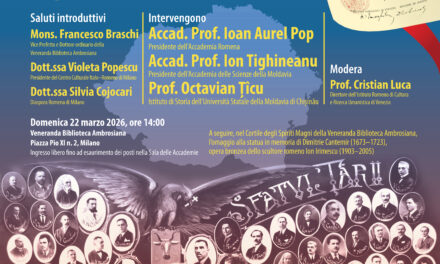 Milano marchează Ziua Basarabiei printr-o conferință susținută de Ioan-Aurel Pop, Președintele Academiei Române, și Ion Tighineanu, Președintele Academiei de Științe a Moldovei